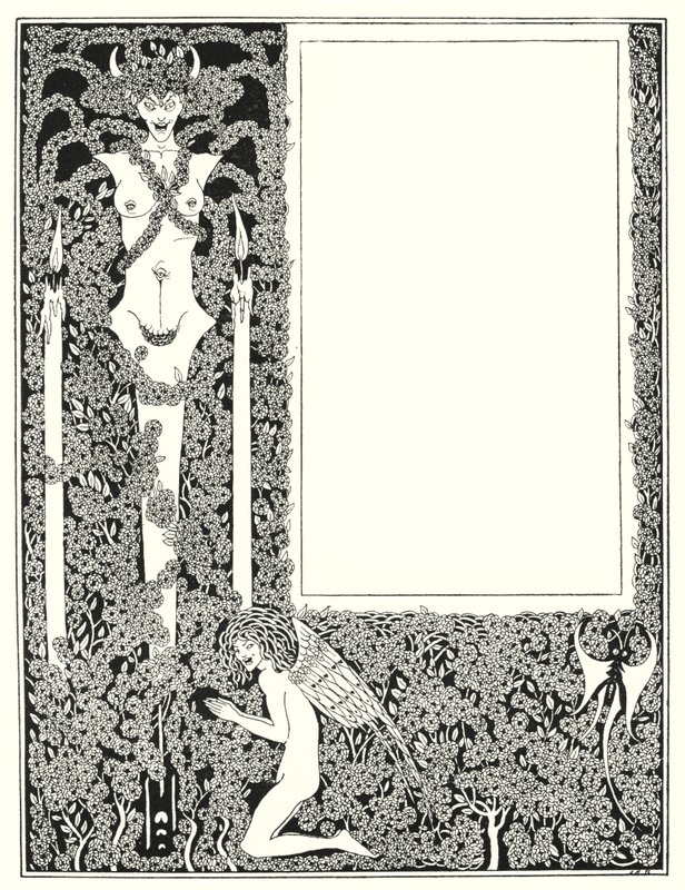 Conception pour la page de titre de "Salomé" - Aubrey (after) Beardsley