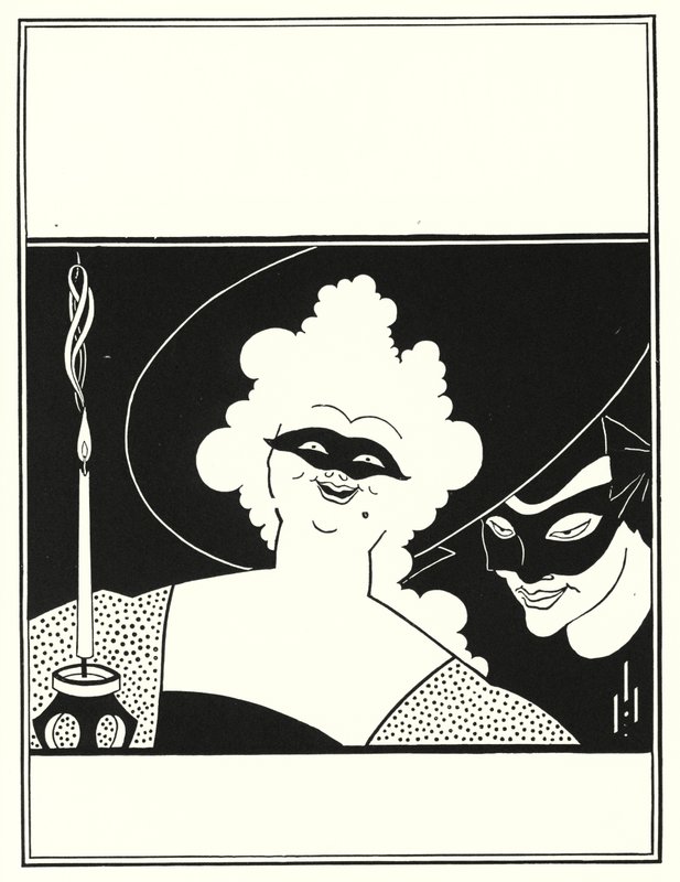 Conception de couverture pour "The Yellow Book," Volume I - Aubrey Beardsley