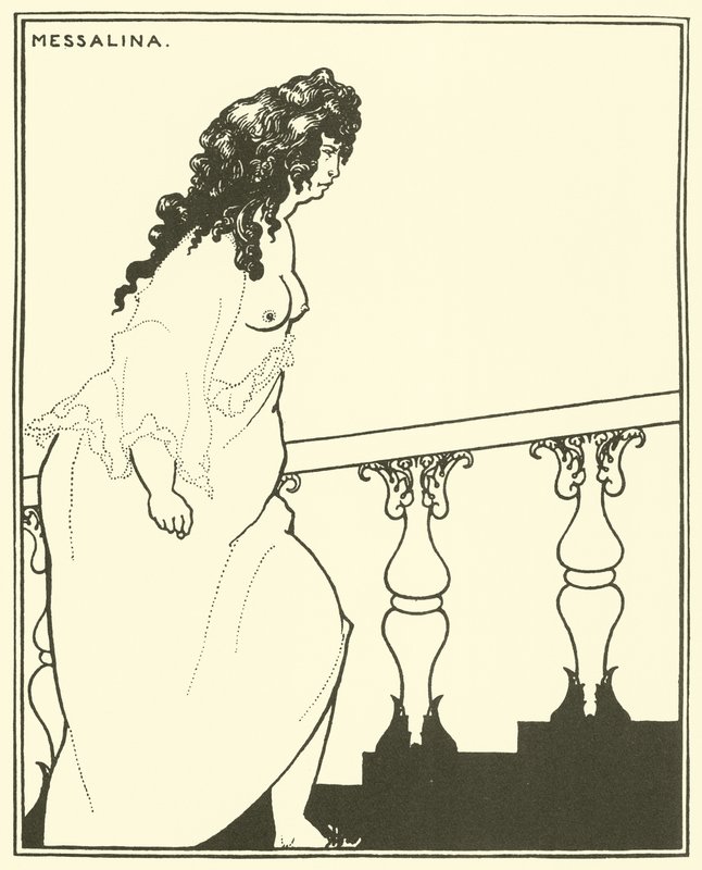 Messaline revenant du bain - Aubrey Beardsley