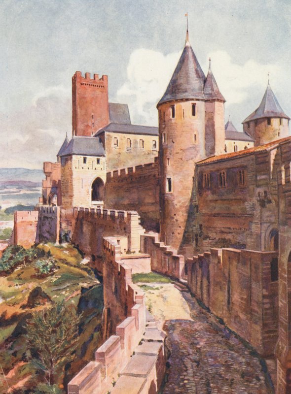 France : La Cité de Carcassonne - Auguste Gerardin