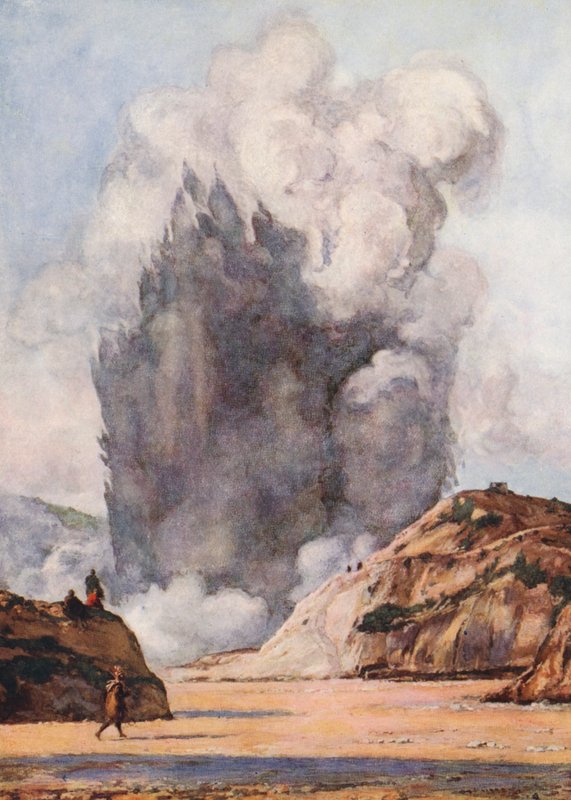Le Geyser Noir, Nouvelle-Zélande - Auguste Gerardin