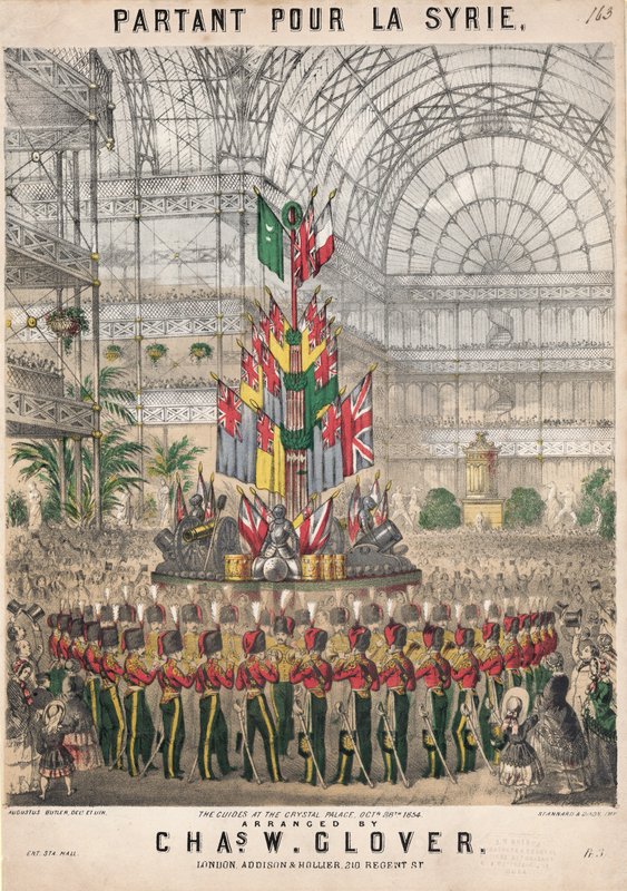Départ pour la Syrie. Crystal Palace, 28 octobre 1854 - Augustus Butler