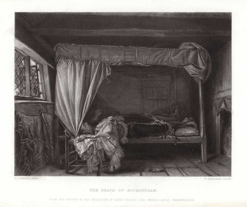 La mort de Buckingham - Augustus Leopold Egg