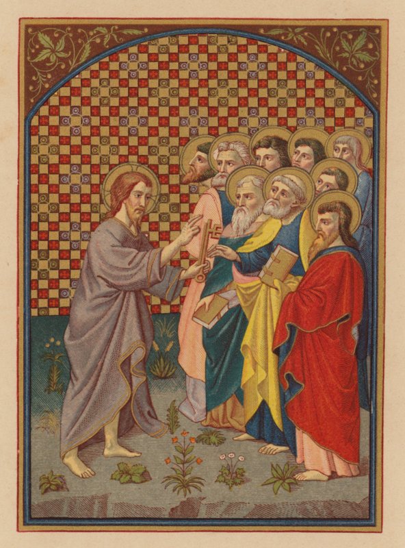 Christ donne à Pierre les clés du royaume des cieux - Austrian School