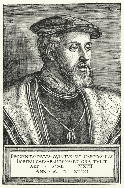 Charles V, Empereur du Saint-Empire romain germanique - Barthel after Beham