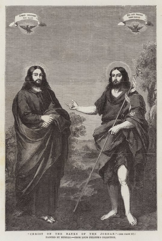 Christ sur les rives du Jourdain, de la collection de Louis Philippe - Bartolomé Esteban Murillo