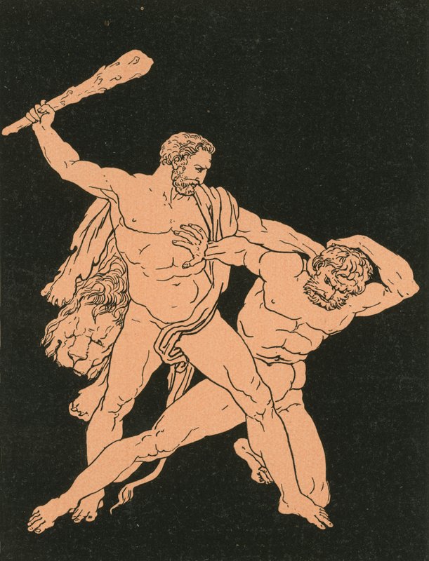 Hercule et Cacus - Bartolomeo Pinelli