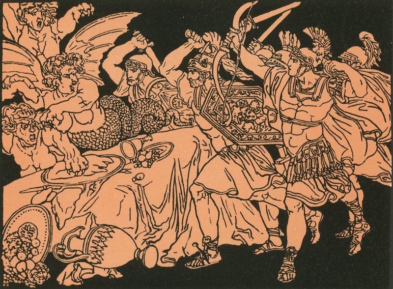 Les Harpies - Bartolomeo Pinelli