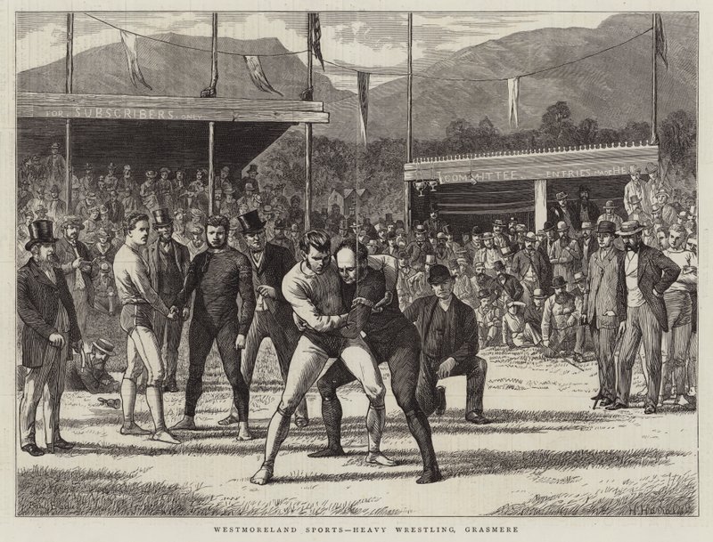 Sports de Westmoreland, Lutte lourde, Grasmere - Basil Bradley