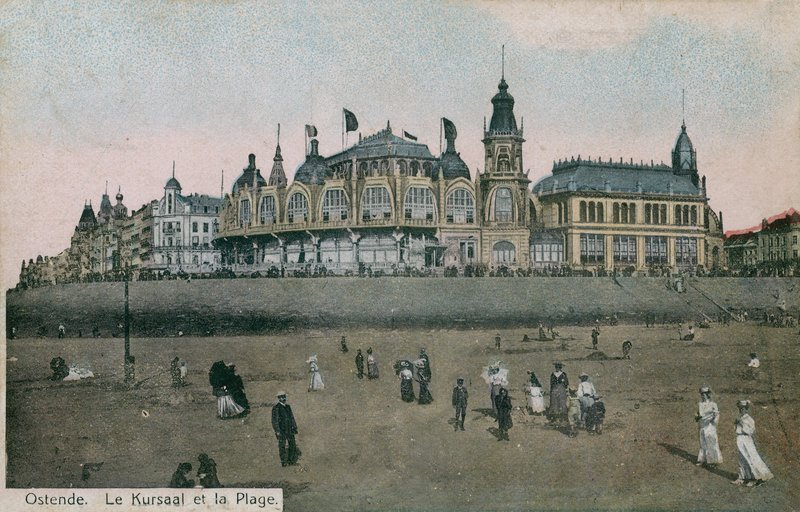 Le Kursaal et la plage à Ostende en Belgique - Belgian Photographer