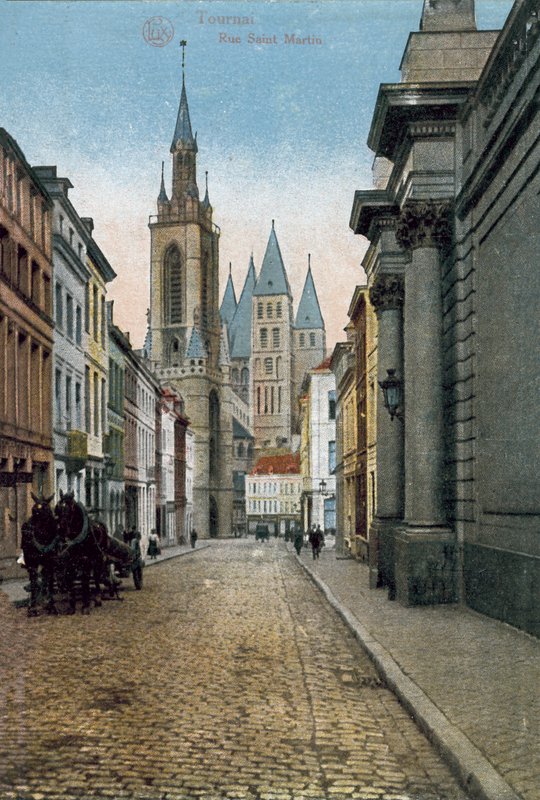 Tournai : Rue Saint Martin (photo en couleur) - Belgian Photographer