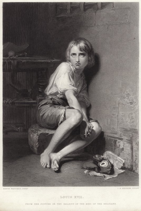 Louis XVII au Temple - Belgian School