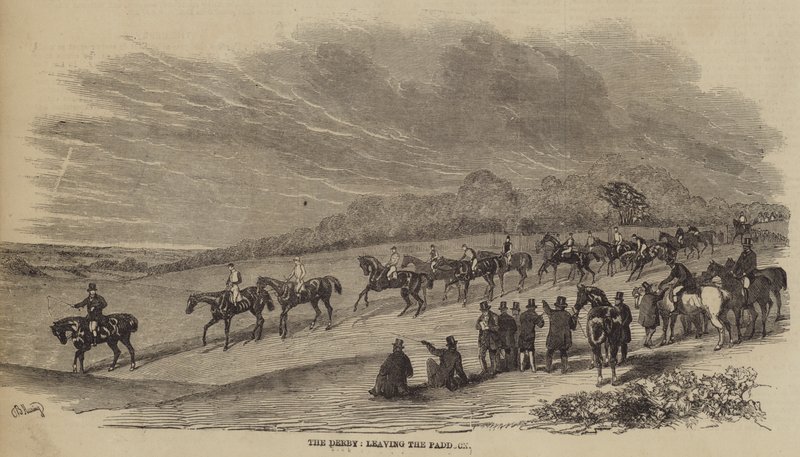 Le Derby, quittant le paddock - Benjamin Herring