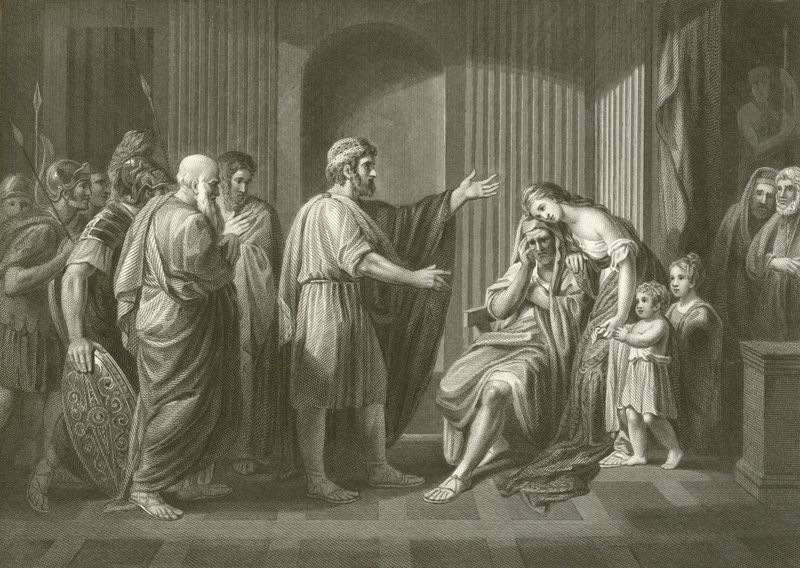 Bannissement de Cléombrote - Benjamin West