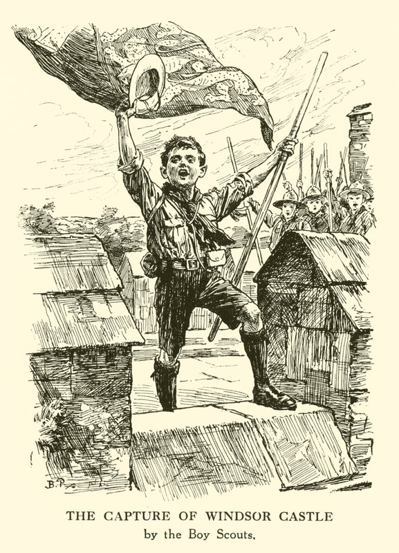 La Capture du Château de Windsor - Bernard (after) Partridge