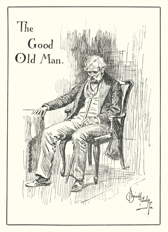Le bon vieil homme (gravure) - Bernard (after) Partridge