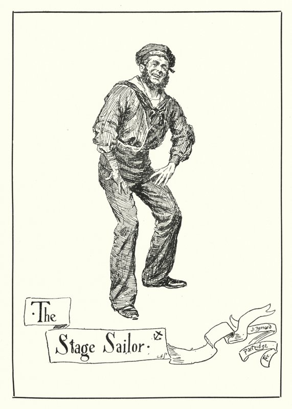 Le marin de scène (gravure) - Bernard (after) Partridge