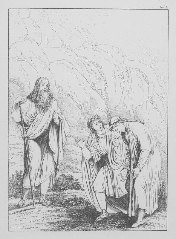 La Divine Comédie de Dante, Purgatorio (Purgatoire), Planche I - Bernhard Schuler