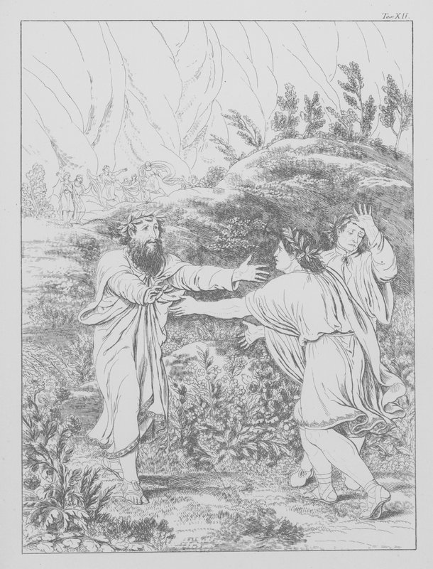 La Divine Comédie de Dante, Purgatorio (Purgatoire), Planche XII - Bernhard Schuler