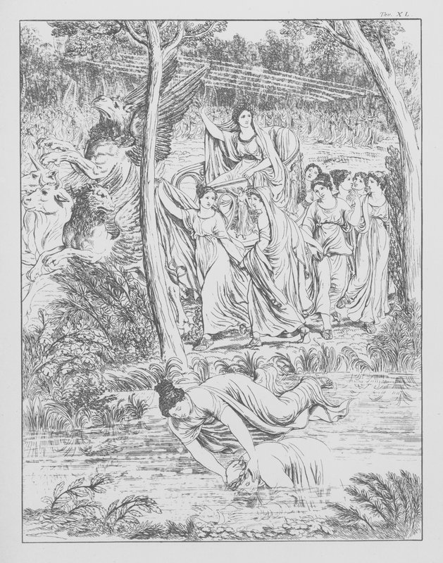 La Divine Comédie de Dante, Purgatorio (Purgatoire), Planche XL - Bernhard Schuler
