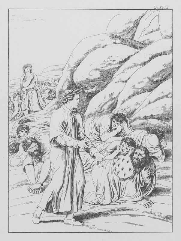 La Divine Comédie de Dante, Purgatorio (Purgatoire), Planche XXIX - Bernhard Schuler