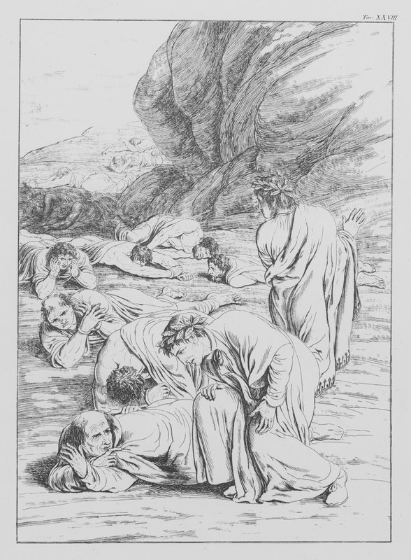 La Divine Comédie de Dante, Purgatorio (Purgatoire), Planche XXVIII - Bernhard Schuler