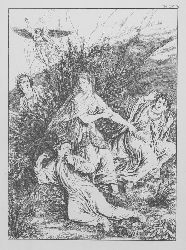 La Divine Comédie de Dante, Purgatorio (Purgatoire), Planche XXVII - Bernhard Schuler