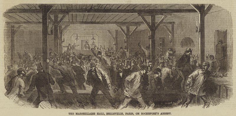 La salle de la Marseillaise, Belleville, Paris, lors de l