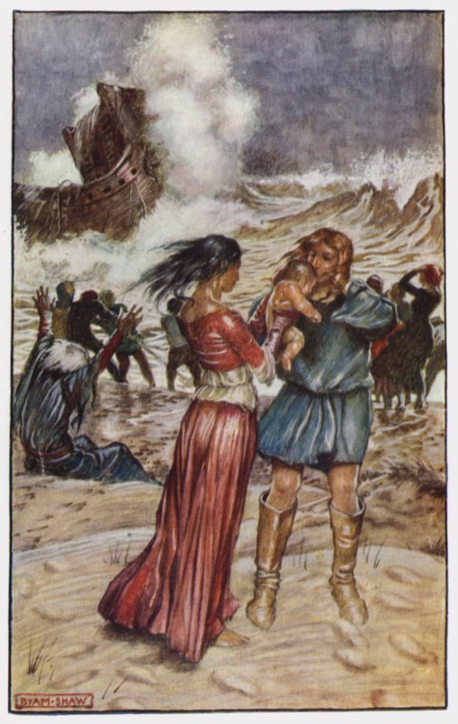 Illustration pour The Cloister and The Hearth de Charles Reade - Byam (after) Shaw