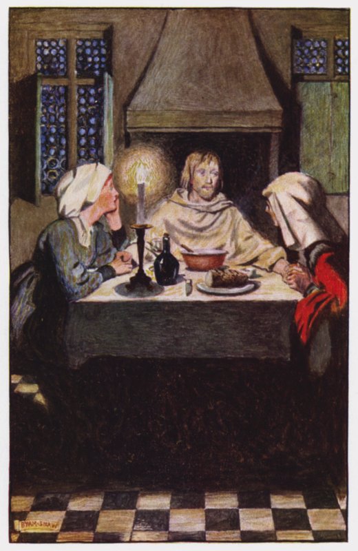 Illustration pour The Cloister and The Hearth de Charles Reade - Byam (after) Shaw