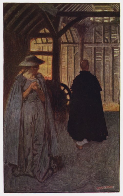 Illustration pour The Cloister and The Hearth de Charles Reade - Byam (after) Shaw