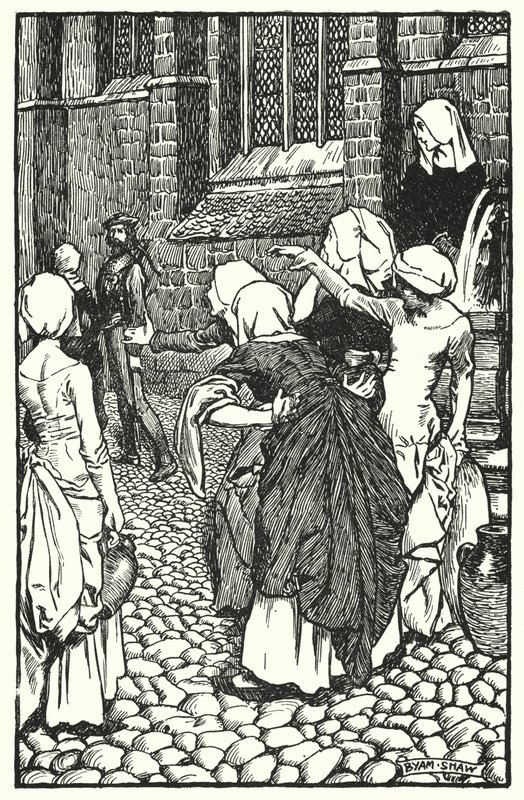 Illustration pour The Cloister and The Hearth de Charles Reade - Byam (after) Shaw
