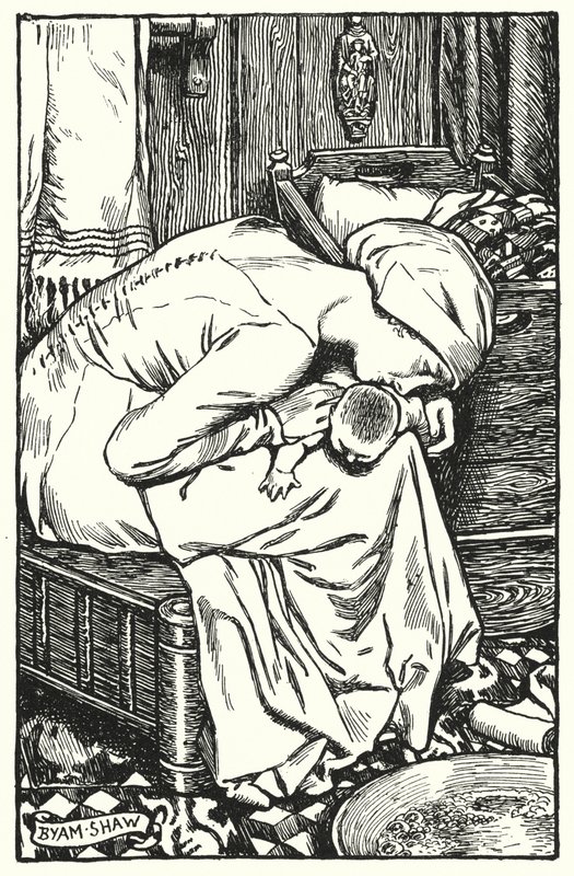 Illustration pour The Cloister and The Hearth de Charles Reade - Byam (after) Shaw
