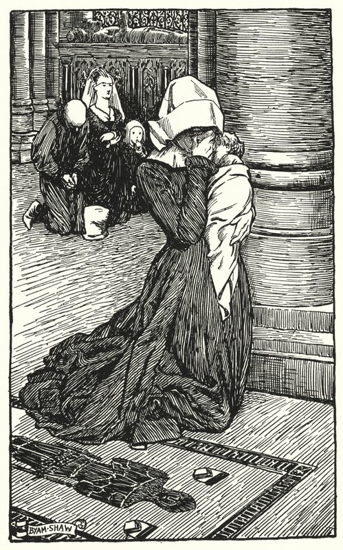 Illustration pour The Cloister and The Hearth par Charles Reade (lithographie) - Byam (after) Shaw