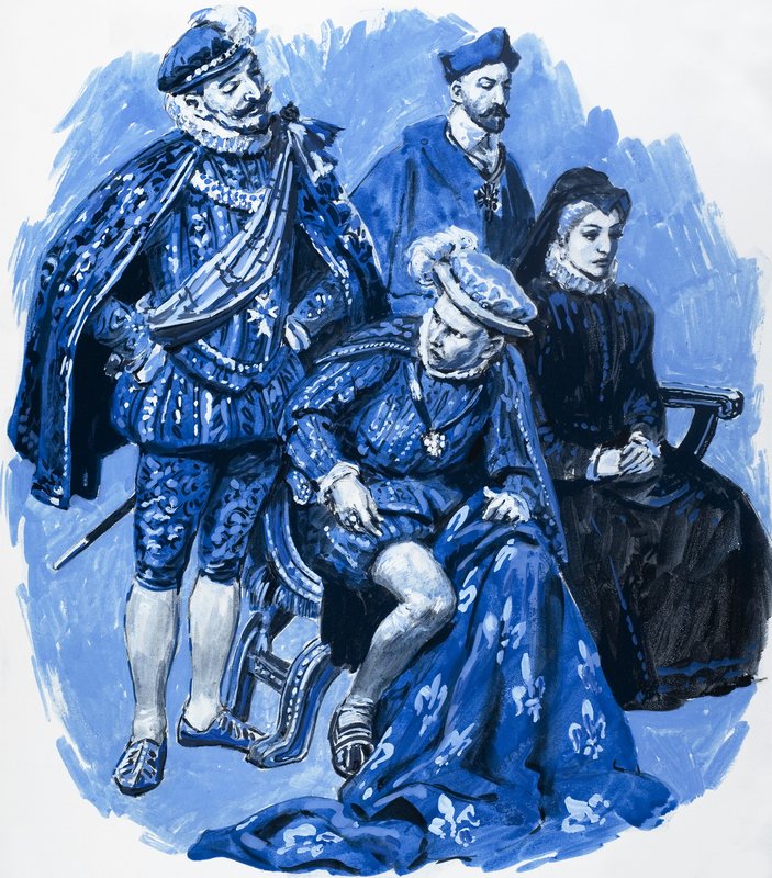 François II de France et le duc de Guise - C.L. Doughty