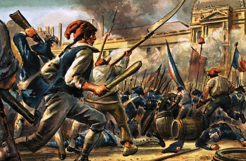 La foule révolutionnaire française - C.L. Doughty