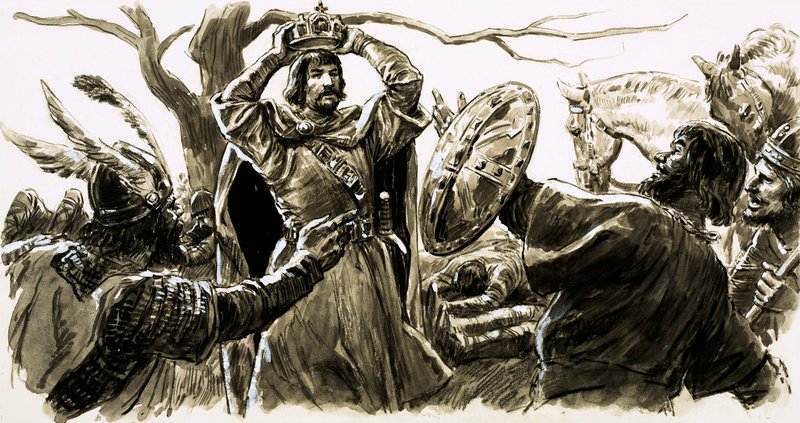 Macbeth - Non coupable de meurtre (gouache sur papier) - C.L. Doughty