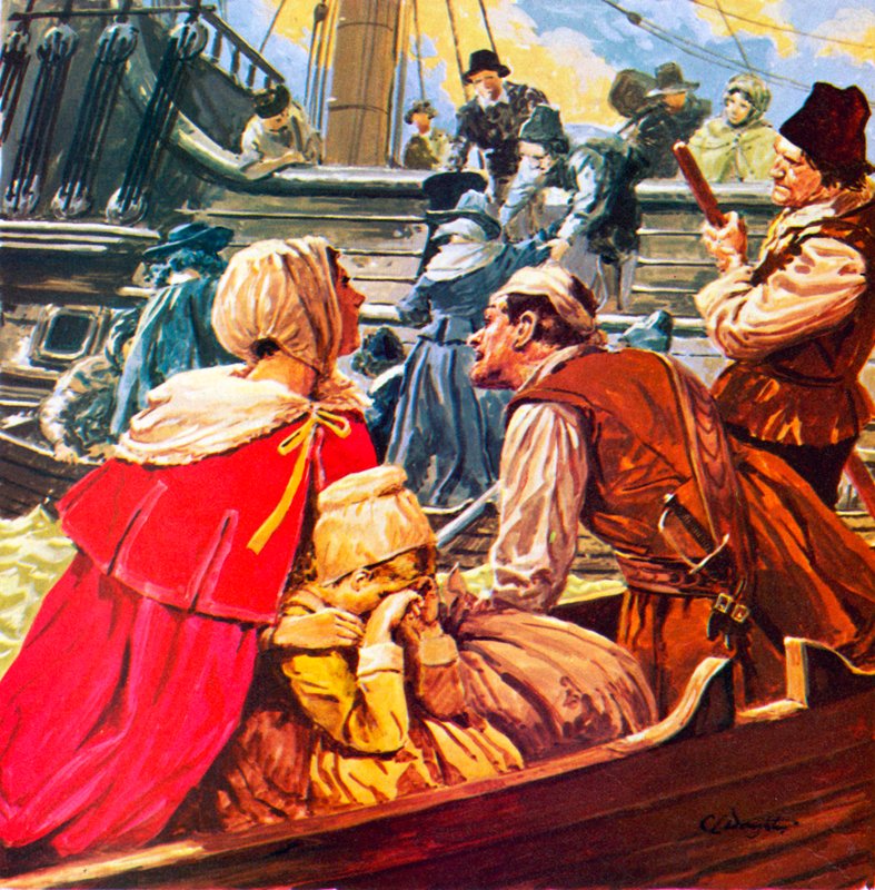 Protestants fuyant la France à l