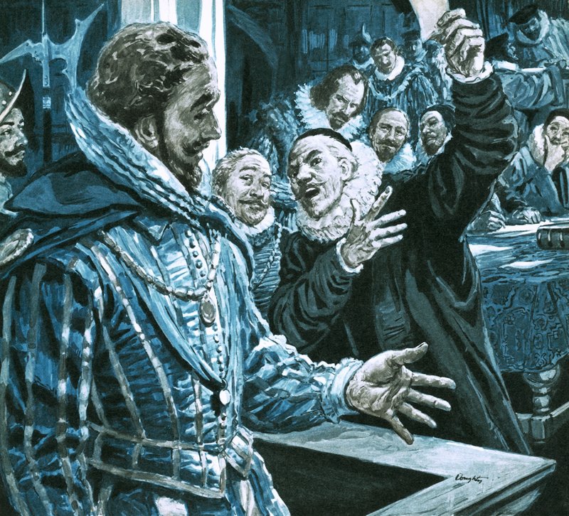 Sir Walter Raleigh se défend contre les accusations d
