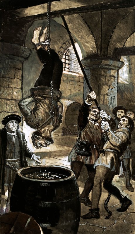 La mort du duc de Clarence dans un verre de vin (gouache sur papier) - C.L. Doughty