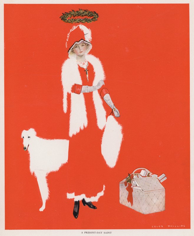 Fille de Coles Phillips, une sainte d