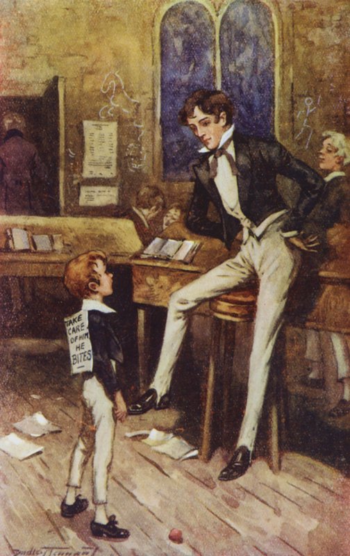 Illustration pour David Copperfield de Charles Dickens - C. Dudley (after) Tennant