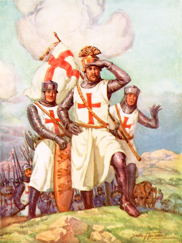 Le roi au cœur de lion en Terre Sainte - C. Dudley Tennant