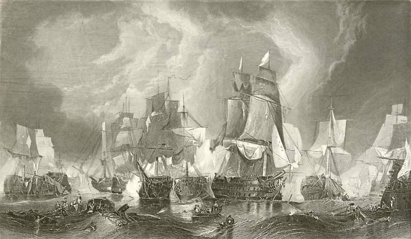 La bataille de Trafalgar - C. Stanfield