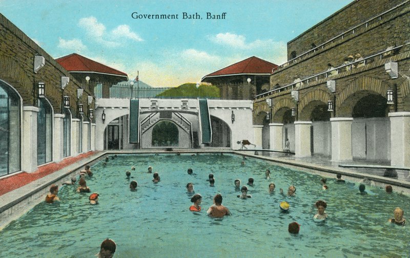Government Bath, Banff, Alberta, Canada (photo couleur) - Canadian Photographer