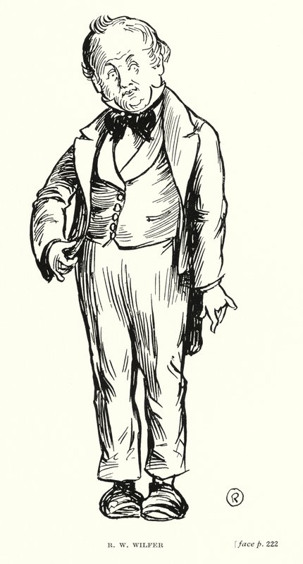 Personnage de Dickens : R W Wilfer - Captain Edward Henry Handley-Read