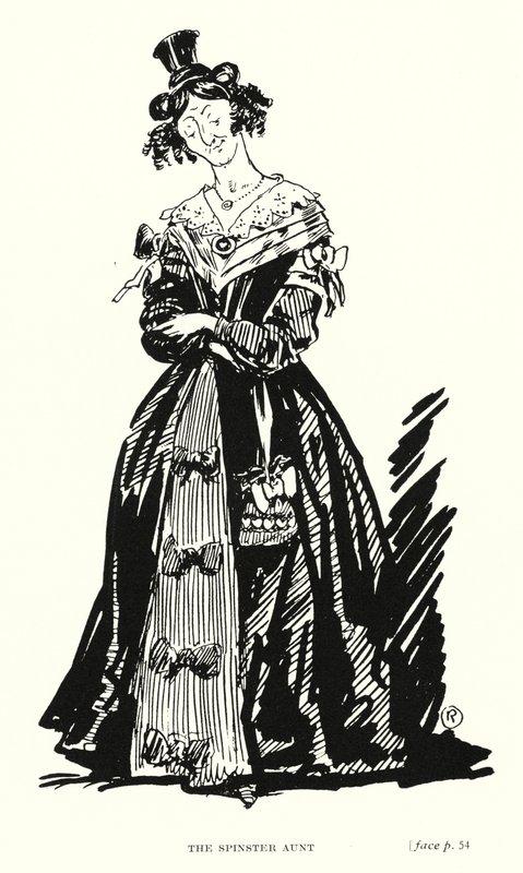 Personnage de Dickens : La tante célibataire - Captain Edward Henry Handley Read
