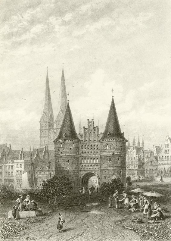La Porte de Holstein, Lübeck - Carl Friedrich Heinrich Werner