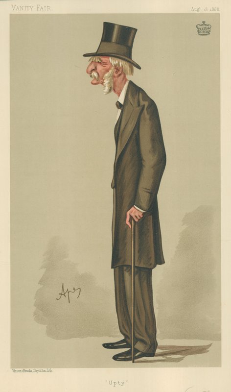Général Vicomte Templetown, Upty, 18 août 1888, caricature de Vanity Fair - Carlo Pellegrini