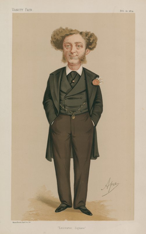 M. Albert Grant MP; Leicester Square; 21 février 1874; Vanity Fair; caricature - Carlo Pellegrini